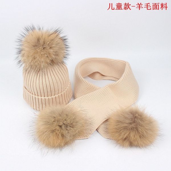autumn and winter new raccoon dog hair ball knitted hat scarf suit lovely boys and girls pure color wool warm suit, Blue;gray
autumn and winter new raccoon dog hair ball knitted hat scarf suit lovely boys and girls pure color wool warm suit, Blue;gray