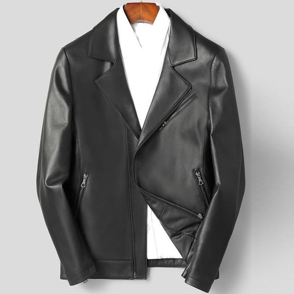 genuine man autumn moto biker vintage cow leather jackets winter jacket men real sheepskin coat men's & faux, Black
genuine man autumn moto biker vintage cow leather jackets winter jacket men real sheepskin coat men's & faux, Black