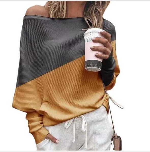 women's t-shirt 2021 spring and autumn fashion casual irregular loose large size stitching color pit strip long-sleeved, White
women's t-shirt 2021 spring and autumn fashion casual irregular loose large size stitching color pit strip long-sleeved, White