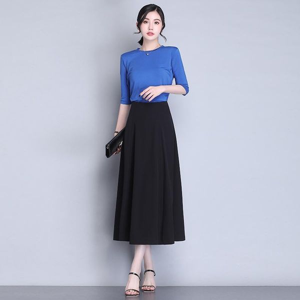 skirts 2021 women casual spandex solid a-line mid-calf natural cosplay pleated maxi skirt, Black
skirts 2021 women casual spandex solid a-line mid-calf natural cosplay pleated maxi skirt, Black