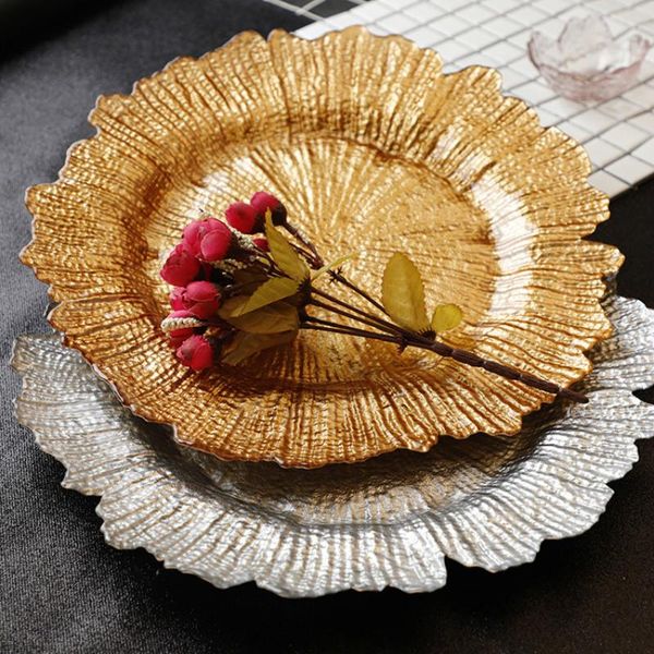 kitchen storage & organization golden glass fruit plate tray decoration snack dessert jewelry display charger home decor accessories
kitchen storage & organization golden glass fruit plate tray decoration snack dessert jewelry display charger home decor accessories