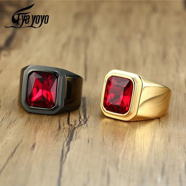 cluster rings eyeyoyo big stone cubic zirconia ring for men black gold tone stainless steel signet chunky male alliance punk jewelry 8-1, Golden;silver
cluster rings eyeyoyo big stone cubic zirconia ring for men black gold tone stainless steel signet chunky male alliance punk jewelry 8-1, Golden;silver