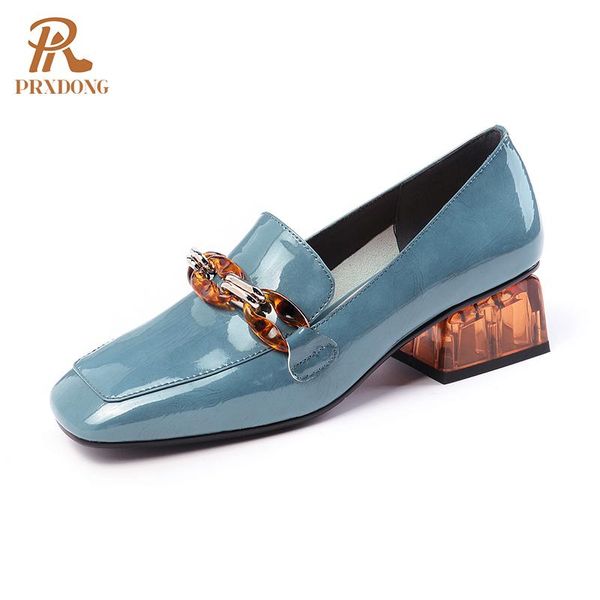 women pumps 2021 spring autumn genuine patent leather med heels square toe black white dress office lady shoes 34-42
women pumps 2021 spring autumn genuine patent leather med heels square toe black white dress office lady shoes 34-42
