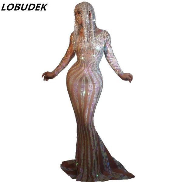 casual dresses evening party singer models catwalk stripes sequins floor-length tailing dress spandex stretch long sleeve birthday outfit, Black;gray
casual dresses evening party singer models catwalk stripes sequins floor-length tailing dress spandex stretch long sleeve birthday outfit, Black;gray