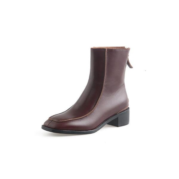 boots qzyerai ankle boots genuine leather female square head women's autumn and winter cowhide shoes1 tfbg, Black
boots qzyerai ankle boots genuine leather female square head women's autumn and winter cowhide shoes1 tfbg, Black