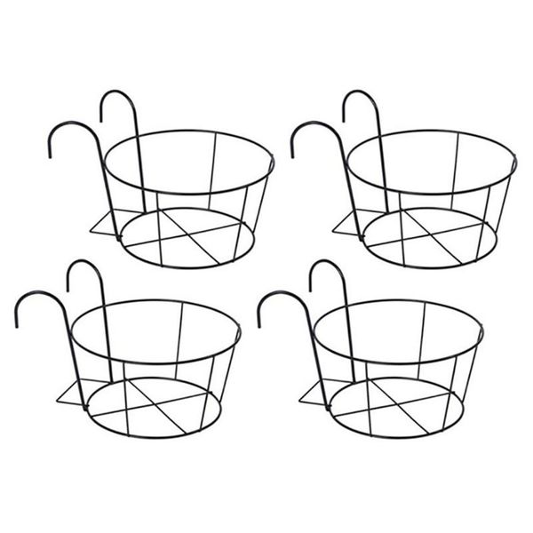 kitchen storage & organization 4 pcs hanging planters basket, metal railing flower pot rack planter baskets for indoor and outdoor plants
kitchen storage & organization 4 pcs hanging planters basket, metal railing flower pot rack planter baskets for indoor and outdoor plants
