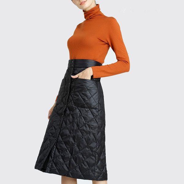 plus size black high waist clothes autumn winter saia woman casual loose midi skirts womens skirt jupe female streetwear 210323
plus size black high waist clothes autumn winter saia woman casual loose midi skirts womens skirt jupe female streetwear 210323