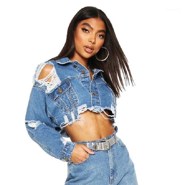 crop jeans jacket womens 2021 hole long sleeve buttons turn down collar fashion short plus size ladies denim jackets women's, Black;brown
crop jeans jacket womens 2021 hole long sleeve buttons turn down collar fashion short plus size ladies denim jackets women's, Black;brown