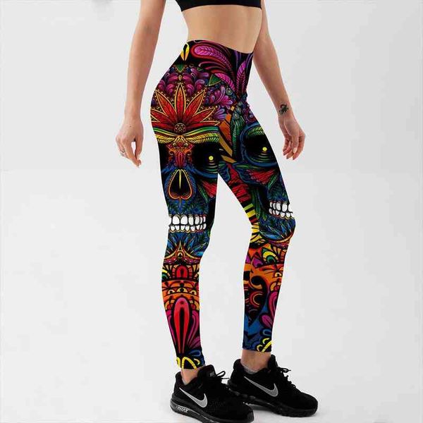 summer style color skull amp womens leggings leaf printed slim workout punk girl trousers drop, Black
summer style color skull amp womens leggings leaf printed slim workout punk girl trousers drop, Black
