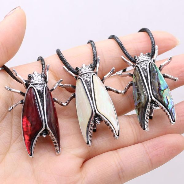 Pendant Necklaces Natural Shell Necklace Insect Shape 28x40mm For DIY Jewelry Making Bracelet Home Decoration Gift, Silver
Pendant Necklaces Natural Shell Necklace Insect Shape 28x40mm For DIY Jewelry Making Bracelet Home Decoration Gift, Silver