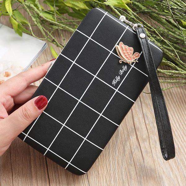 card holders fashion women's clutch women wallet female pu leather bags purse for ms passport phone wallets, Brown;gray
card holders fashion women's clutch women wallet female pu leather bags purse for ms passport phone wallets, Brown;gray