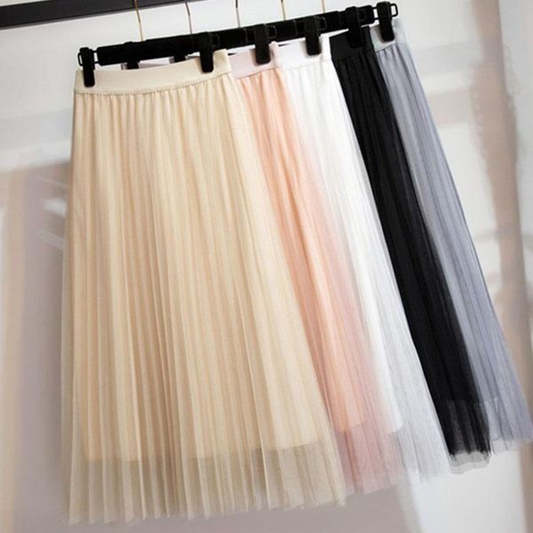 skirts 4 layers 55cm tulle pleated womens high waist a-line skirt midi saias faldas jupe school sun rokken, Black
skirts 4 layers 55cm tulle pleated womens high waist a-line skirt midi saias faldas jupe school sun rokken, Black