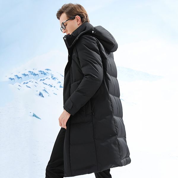 m-3xl winter coat men's hooded casual down jacket thick warm duck women waterproof double row zipper women's jackets, Black
m-3xl winter coat men's hooded casual down jacket thick warm duck women waterproof double row zipper women's jackets, Black