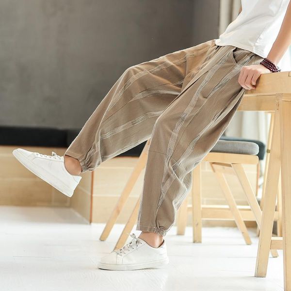 summer joggers men cotton linen pants casual slim streetwear teenager sweatpants ankle-length trousers size s-5xl men's, Black
summer joggers men cotton linen pants casual slim streetwear teenager sweatpants ankle-length trousers size s-5xl men's, Black
