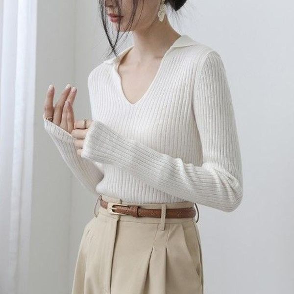 women's sweaters the v-neck long-sleeved sweater lazy wild korean version of shirt simple fashion solid color women trend, White;black
women's sweaters the v-neck long-sleeved sweater lazy wild korean version of shirt simple fashion solid color women trend, White;black