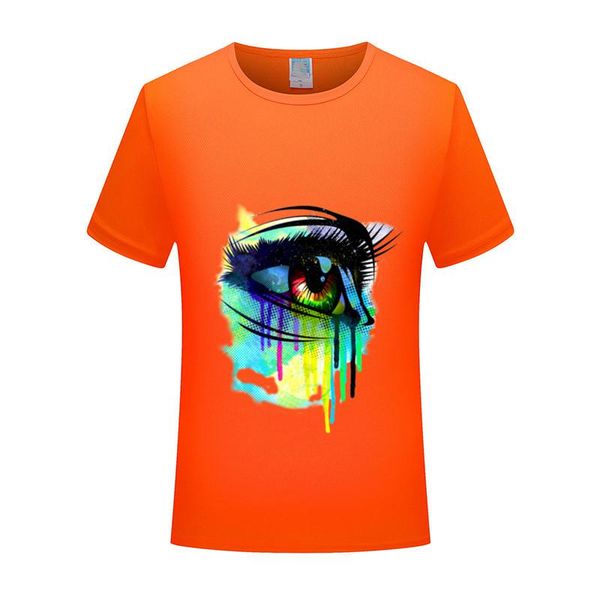 men's t-shirts 2021 brand men women custom t-shirt fashion pure short sleeve summer colorful eye tear, White;black
men's t-shirts 2021 brand men women custom t-shirt fashion pure short sleeve summer colorful eye tear, White;black
