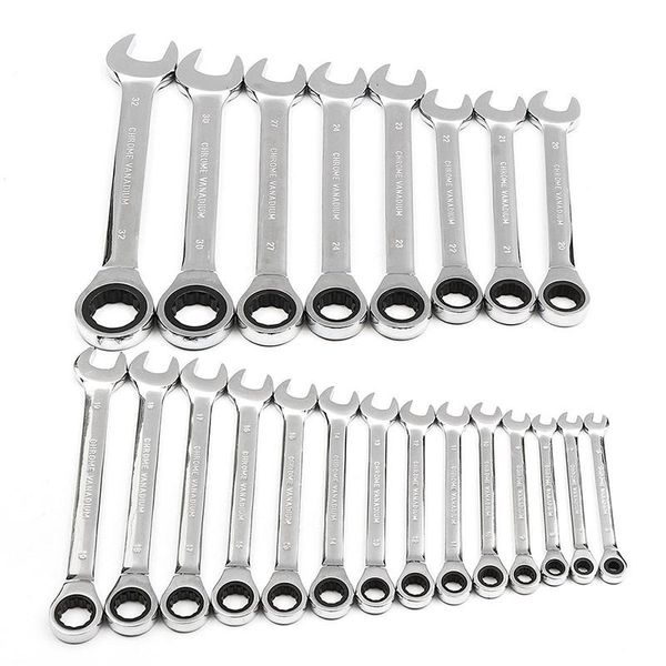 hand tools 8mm / 10mm chrome vanadium steel metric fixed head ratchet spanner gear wrench open end & ring nut mirror polished
hand tools 8mm / 10mm chrome vanadium steel metric fixed head ratchet spanner gear wrench open end & ring nut mirror polished