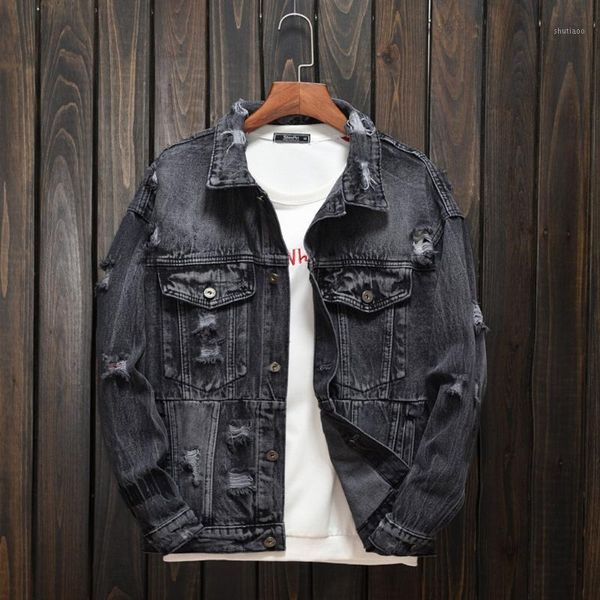 men's jackets tide fashion autumn winter chaqueta hombre casual denim letter jacket long sleeve coats outwear clothes cowboy, Black;brown
men's jackets tide fashion autumn winter chaqueta hombre casual denim letter jacket long sleeve coats outwear clothes cowboy, Black;brown