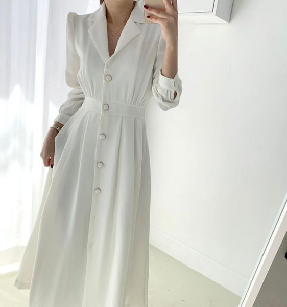 casual dresses fashion chic spring white autumn elegant women slim waist dress female office lady long vestidos jk385, Black;gray
casual dresses fashion chic spring white autumn elegant women slim waist dress female office lady long vestidos jk385, Black;gray