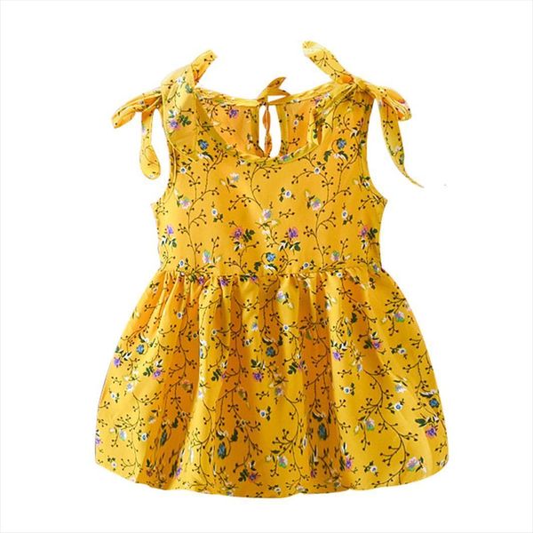 toddler baby kids girls sleeveless girl dresses strappy ribbons bow floral summer dress princess outfit robe vestido 45, Red;yellow
toddler baby kids girls sleeveless girl dresses strappy ribbons bow floral summer dress princess outfit robe vestido 45, Red;yellow