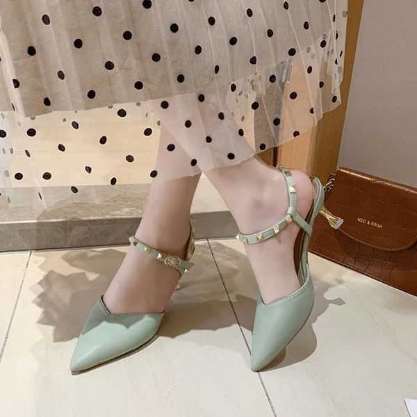 solid rivet pointed toe casual shoes 2021 ladies summer sandals women woman thin high heels crystal, Black
solid rivet pointed toe casual shoes 2021 ladies summer sandals women woman thin high heels crystal, Black