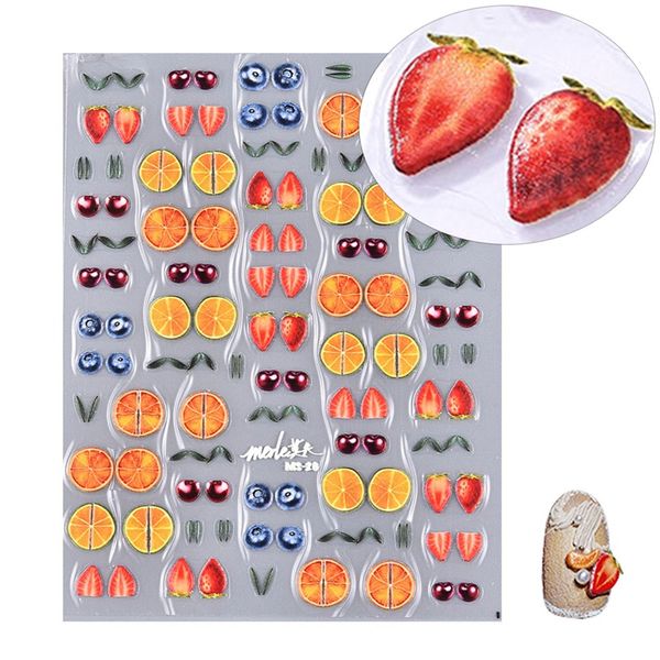 5d fruit series diy nail art fold stickers decor embossed cookies food nails sliders relief design decoration manicure tips 1263, Black
5d fruit series diy nail art fold stickers decor embossed cookies food nails sliders relief design decoration manicure tips 1263, Black