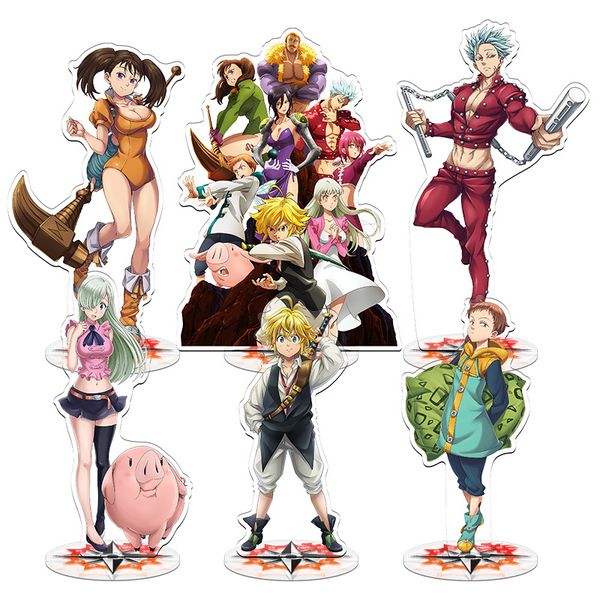 the seven deadly sins keychain man cartoon keyring women cute anime meliodas key holder standing kid fashion metal chaveiro gift, Silver
the seven deadly sins keychain man cartoon keyring women cute anime meliodas key holder standing kid fashion metal chaveiro gift, Silver