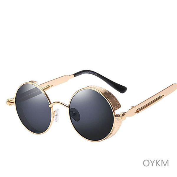 sunglasses classic gothic steampunk style round for men women retro metal frame colorful lens sun glasses, White;black
sunglasses classic gothic steampunk style round for men women retro metal frame colorful lens sun glasses, White;black