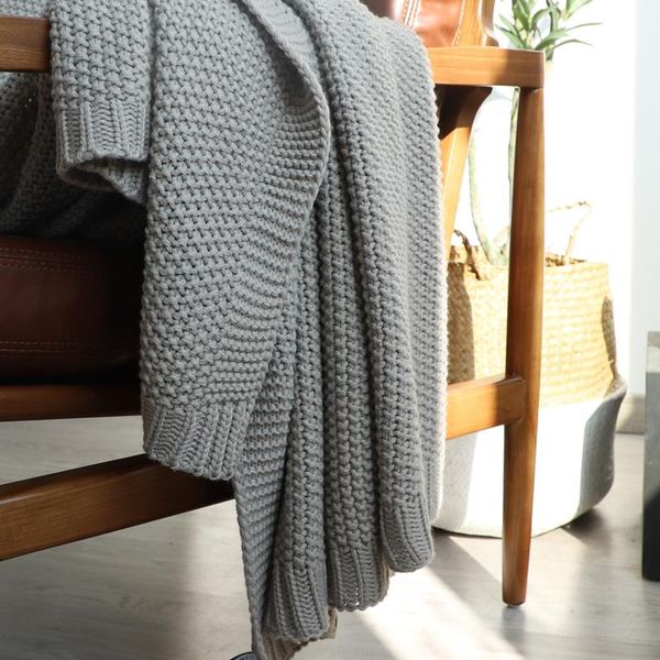 blankets nordic grey knitted woolen blanket throw leisure bedspread office nap sofa towel soft shawl airplane travel 100% acrylic
blankets nordic grey knitted woolen blanket throw leisure bedspread office nap sofa towel soft shawl airplane travel 100% acrylic