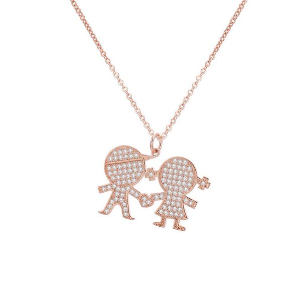 pendant necklaces gold color boy and girl necklace copper zircon fashion for women family bohemia jewelry birthday gift 2021, Silver
pendant necklaces gold color boy and girl necklace copper zircon fashion for women family bohemia jewelry birthday gift 2021, Silver