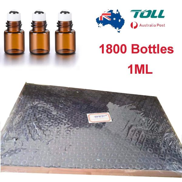 storage bottles & jars wholesale 1800 1ml amber glass roll on essential oils perfume sample vials metal roller ball
storage bottles & jars wholesale 1800 1ml amber glass roll on essential oils perfume sample vials metal roller ball
