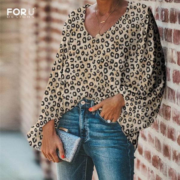 women's blouses & shirts forudesigns womens leopard trumpet long sleeve blouse customizable printing loose tunic v neck shirt, White
women's blouses & shirts forudesigns womens leopard trumpet long sleeve blouse customizable printing loose tunic v neck shirt, White