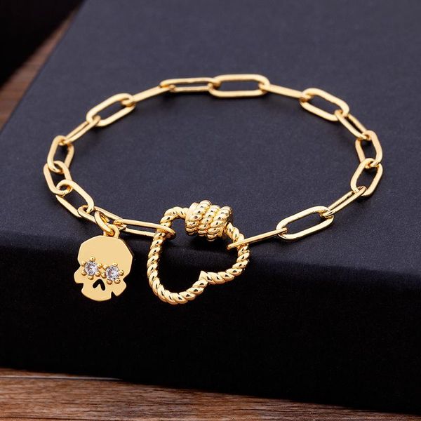 original design boho copper cubic zirconia chain heart bracelets for man women gold color adjustable diy pendant jewelry charm, Golden;silver
original design boho copper cubic zirconia chain heart bracelets for man women gold color adjustable diy pendant jewelry charm, Golden;silver