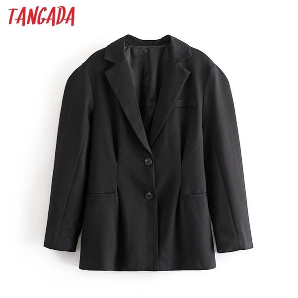 women solid blazer coat vintage notched collar puff long sleeve fashion female casual chic qn81 210416, Black
women solid blazer coat vintage notched collar puff long sleeve fashion female casual chic qn81 210416, Black