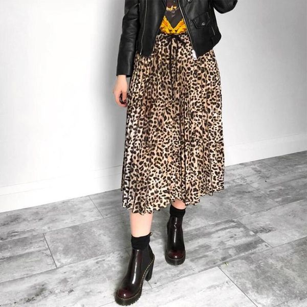 skirts vintage leopard print pleated midi women spring autumn 2021 korean lady elastic waist drawstring a-line long skirt female, Black
skirts vintage leopard print pleated midi women spring autumn 2021 korean lady elastic waist drawstring a-line long skirt female, Black
