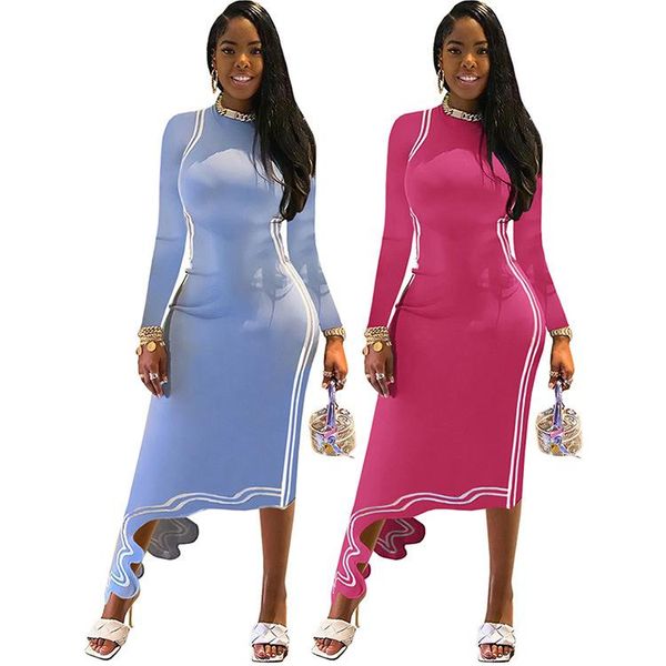 cm.yaya autumn winter striped patchwork women long sleeve irregular maxi midi dress activewear sport bodycon dresses casual, Black;gray
cm.yaya autumn winter striped patchwork women long sleeve irregular maxi midi dress activewear sport bodycon dresses casual, Black;gray