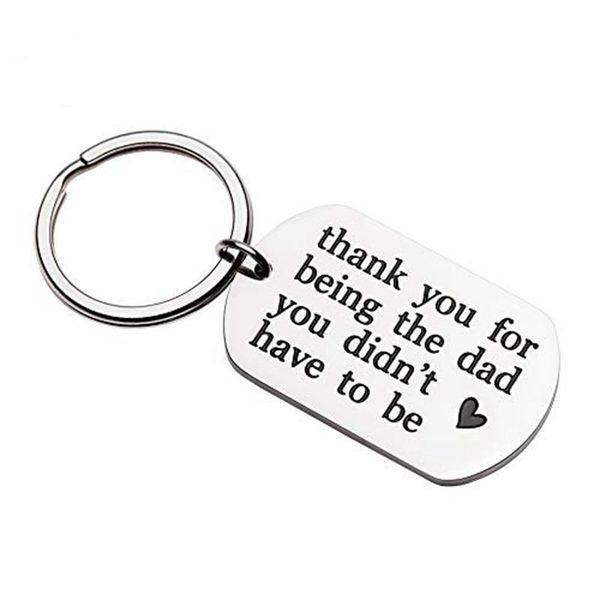 father day gifts keychain for step dad keychains birthday thank you loving me as your own wedding gift 22 x 99mm 211420, Silver
father day gifts keychain for step dad keychains birthday thank you loving me as your own wedding gift 22 x 99mm 211420, Silver
