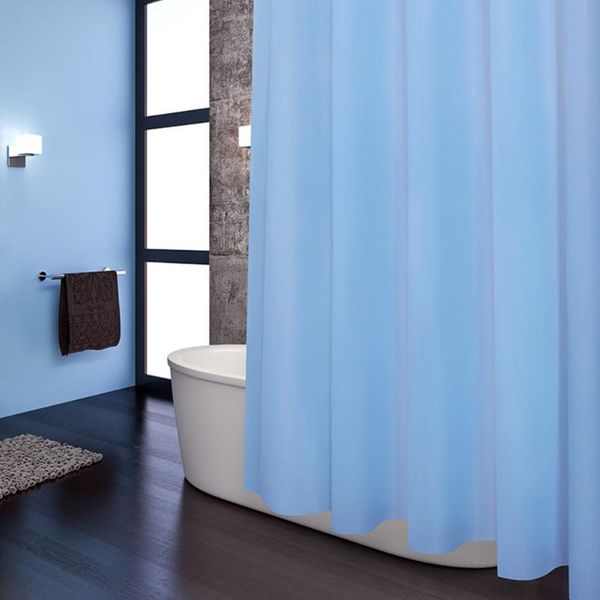 1.8*1.8m waterproof shower curtain with hook pure color bathroom curtains thick peva light-proof bathing
1.8*1.8m waterproof shower curtain with hook pure color bathroom curtains thick peva light-proof bathing