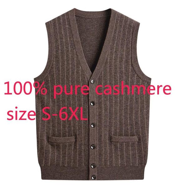 autumn winter cardigan men sweater single breasted casual v-neck computer knitted vest, sleeveless thick plus size s-5xl 6xl men's vest, Black;white
autumn winter cardigan men sweater single breasted casual v-neck computer knitted vest, sleeveless thick plus size s-5xl 6xl men's vest, Black;white
