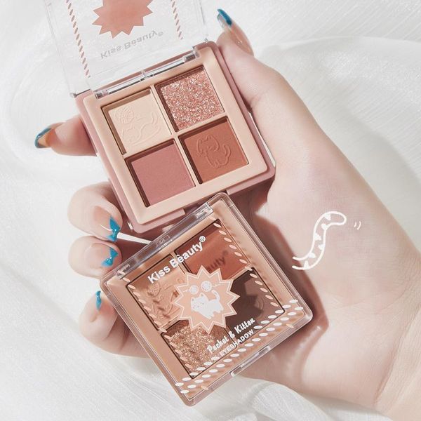 eye shadow 4 colors palette matte pearlescent waterproof non-smudge face cosmetics earthy shiny
eye shadow 4 colors palette matte pearlescent waterproof non-smudge face cosmetics earthy shiny