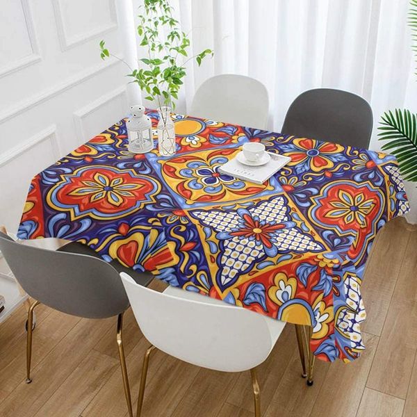 dining decorative kitchen talavera ceramic tile table covers cloth 
dining decorative kitchen talavera ceramic tile table covers cloth