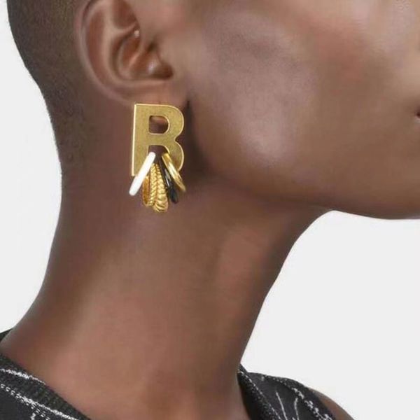 star letter earrings cool fashion personalized fashion sense simple multi-layer circle earrings, Golden
star letter earrings cool fashion personalized fashion sense simple multi-layer circle earrings, Golden