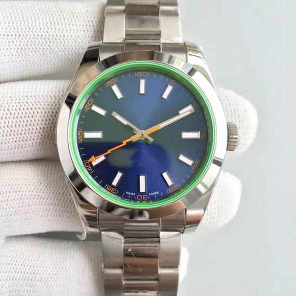 luxury men's watch series 40mm blue dial 2813 automatic movement stainless steel strap men wristwatch wristwatches, Slivery;brown
luxury men's watch series 40mm blue dial 2813 automatic movement stainless steel strap men wristwatch wristwatches, Slivery;brown