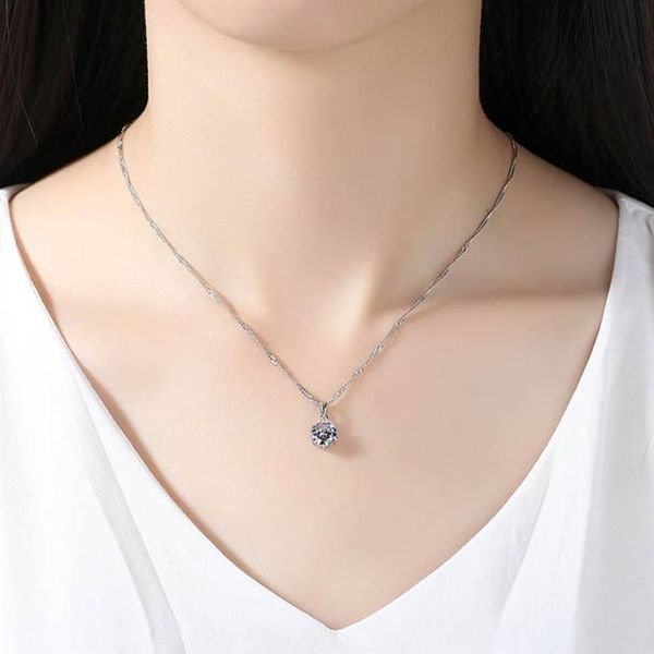 chains elegant zircon necklace for women gifts clavicle chain shining party wedding ea, Silver
chains elegant zircon necklace for women gifts clavicle chain shining party wedding ea, Silver