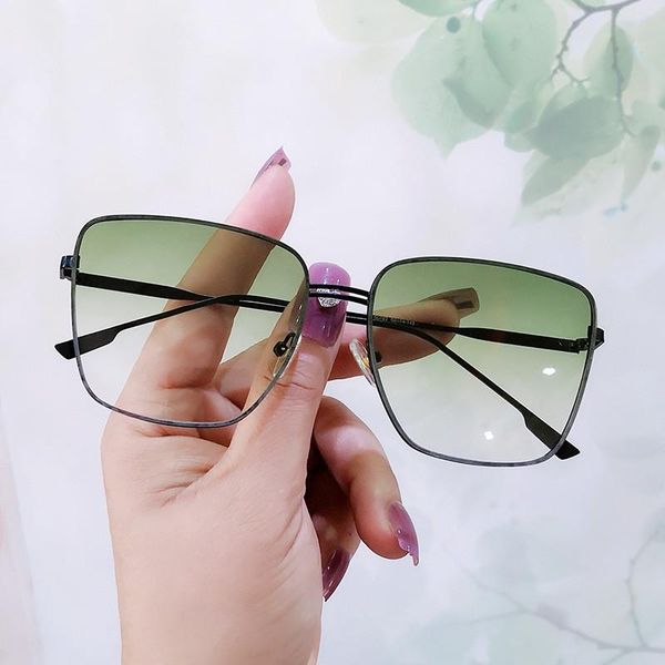 sunglasses oloey elegant large square women gradient luxury metal eyewear female brand designer fashion glasses trendy oculos, White;black
sunglasses oloey elegant large square women gradient luxury metal eyewear female brand designer fashion glasses trendy oculos, White;black