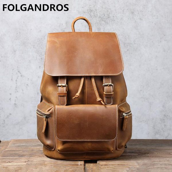backpack 2021 brand vintage genuine leather backpacks lapschool bag classic handmade travel weekender daypack
backpack 2021 brand vintage genuine leather backpacks lapschool bag classic handmade travel weekender daypack