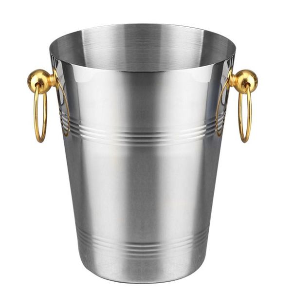 stainless steel bar ice bucket two handles champagne golden wine spit barrel container ktv club tools buckets and coolers
stainless steel bar ice bucket two handles champagne golden wine spit barrel container ktv club tools buckets and coolers