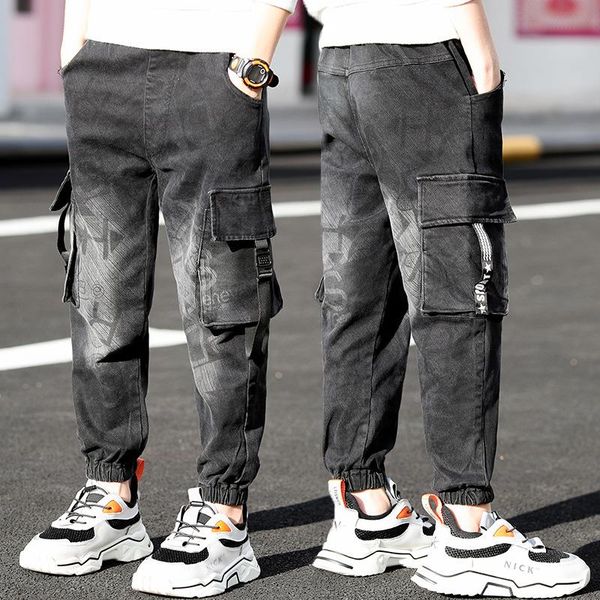 jeans children's for boys teenagers child clothes spring & autumn 2021 casual cargo pants fashion letters print trousers, Blue
jeans children's for boys teenagers child clothes spring & autumn 2021 casual cargo pants fashion letters print trousers, Blue