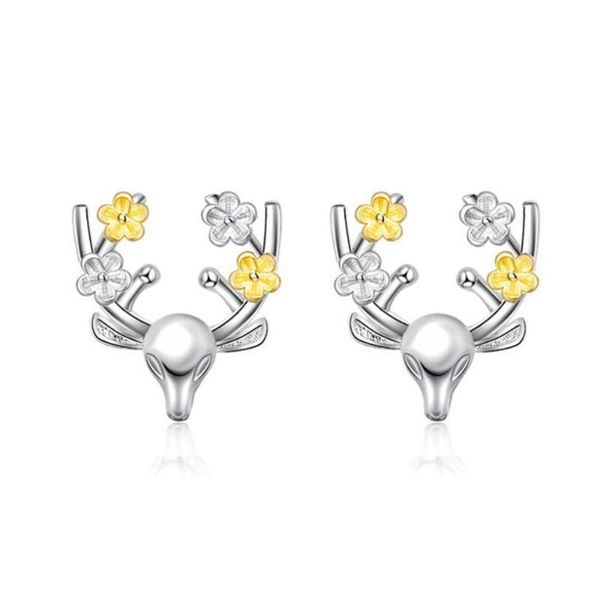 fresh ins sika deer ear nails a has you elk head earrings female cute animals christmas and year gifts jewelry stud, Golden;silver
fresh ins sika deer ear nails a has you elk head earrings female cute animals christmas and year gifts jewelry stud, Golden;silver