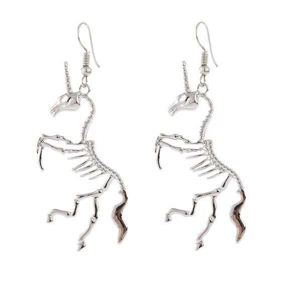 punk cool unicorn skeleton silver color charm dangle earring for women hip hop unique skull drop earrings harajuku trendy jewelry, Golden
punk cool unicorn skeleton silver color charm dangle earring for women hip hop unique skull drop earrings harajuku trendy jewelry, Golden
